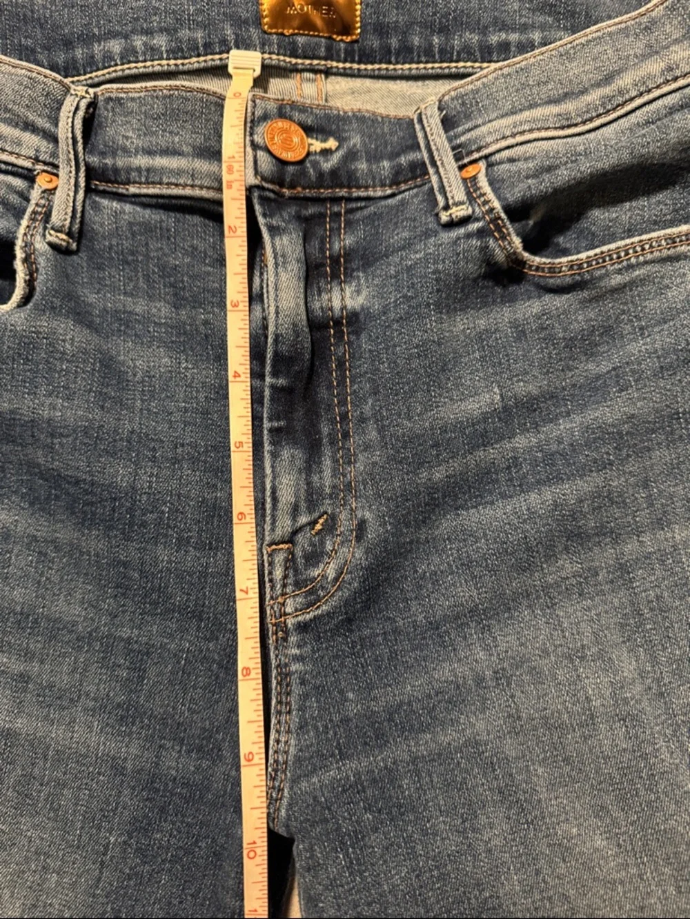 Mother Blue Jeans The Weekender Fray Bootcut-Size 29-Good Stretch - Picture 7 of 10